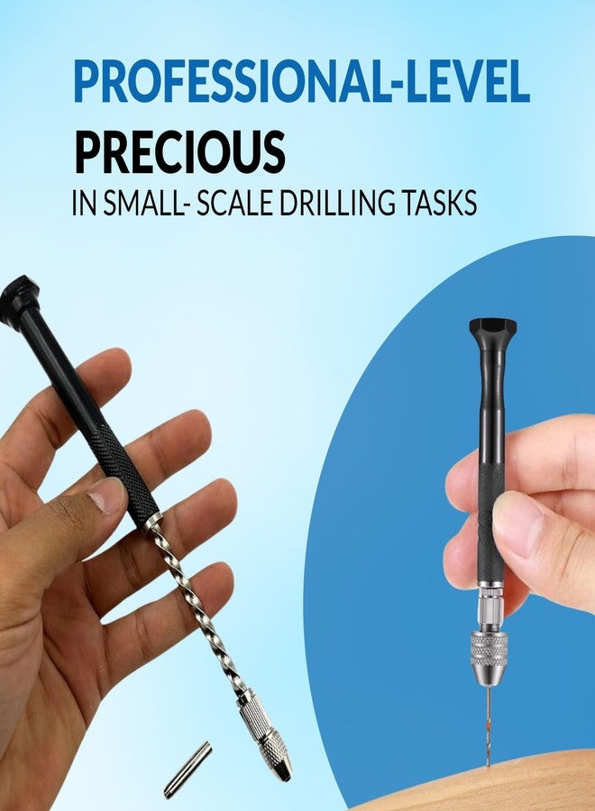 R H LIFESTYLE PCB Hand Drill with 4 Micro Drill Bits - Ideal for Epoxy Resin Art, Woodworking, DIY Crafts, Resin Keychains & Jewelry Making - Image 5